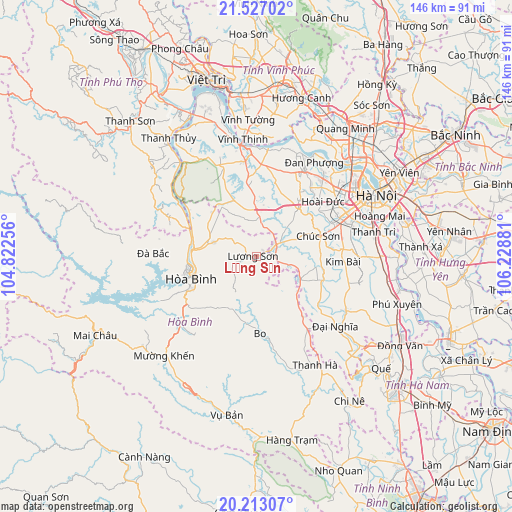 Lương Sơn on map