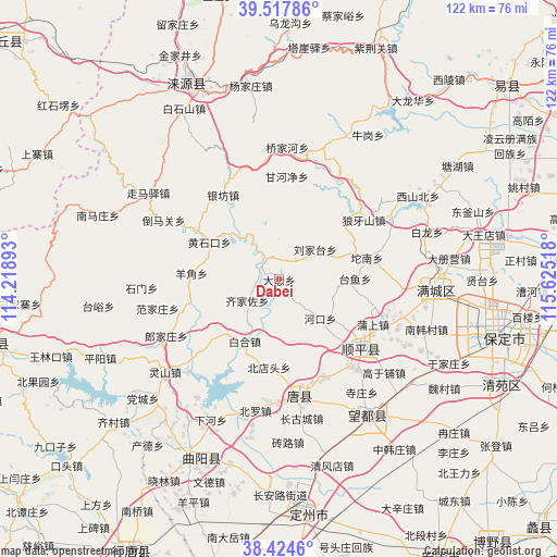 Dabei on map