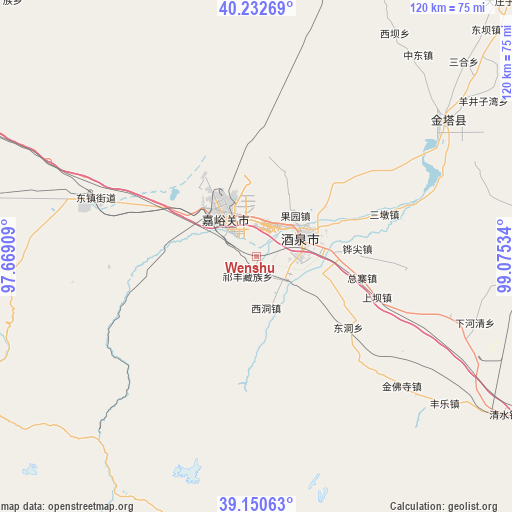 Wenshu on map