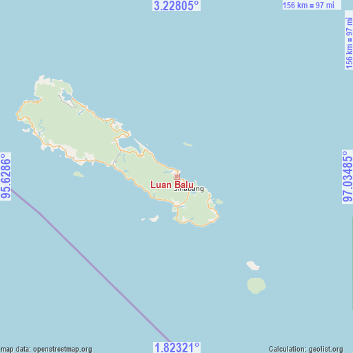 Luan Balu on map