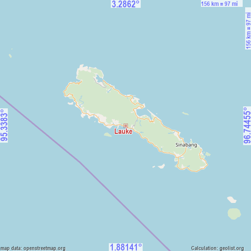 Lauke on map