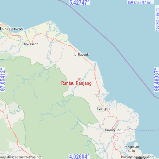 Rantau Panjang on map