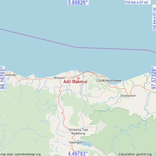 Adil Makmur on map