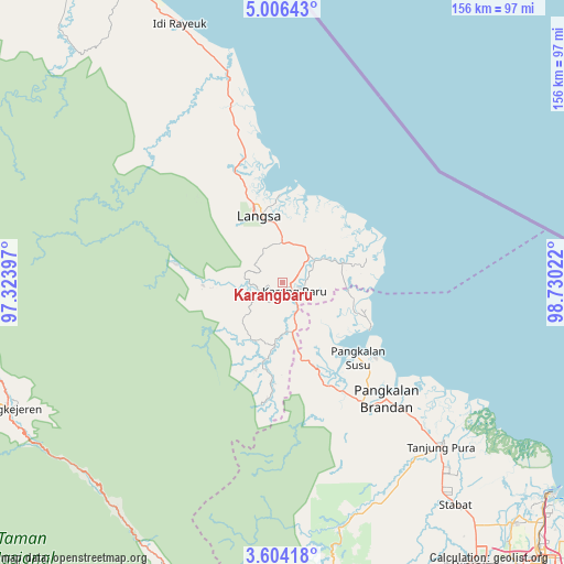 Karangbaru on map