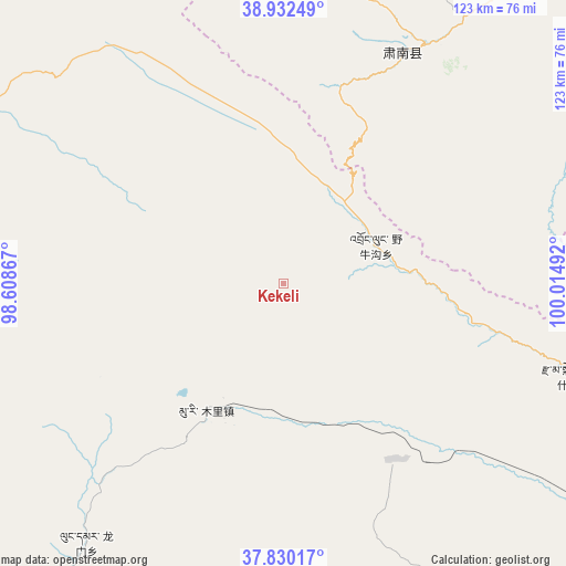 Kekeli on map