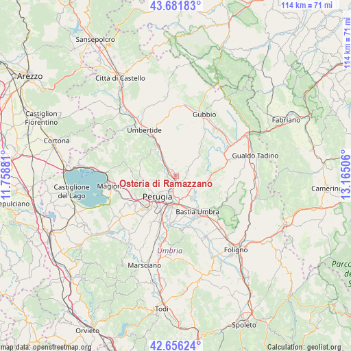 Osteria di Ramazzano on map