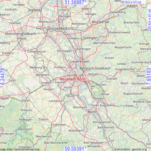 Neustadt/Nord on map