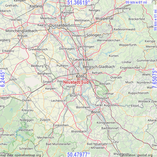 Neustadt/Süd on map