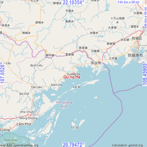 Quảng Hà on map