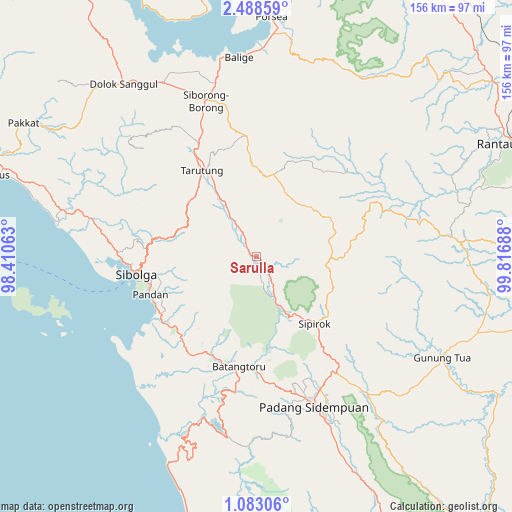 Sarulla on map