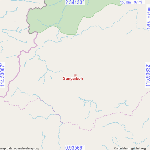 Sungaiboh on map