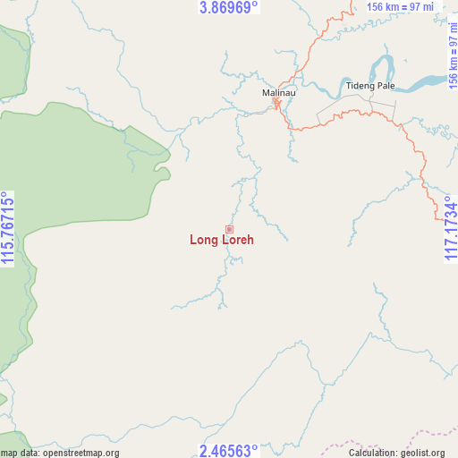 Long Loreh on map