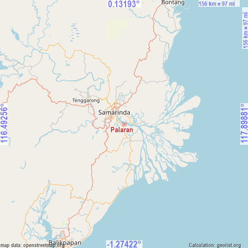 Palaran on map