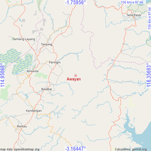 Awayan on map