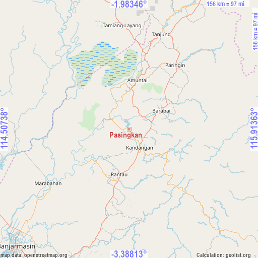 Pasingkan on map