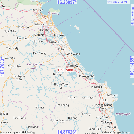 Phú Ninh on map