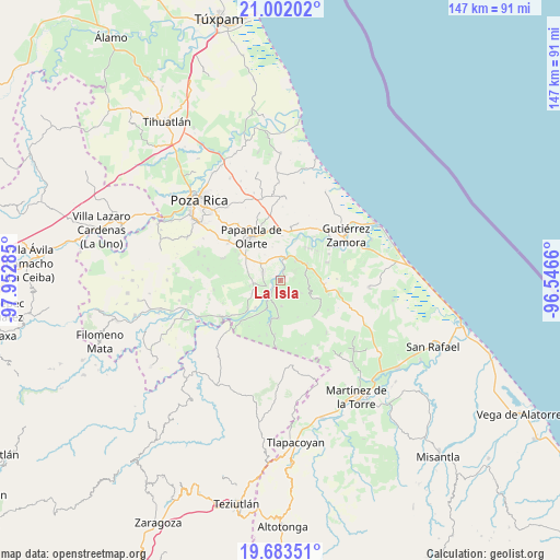 La Isla on map