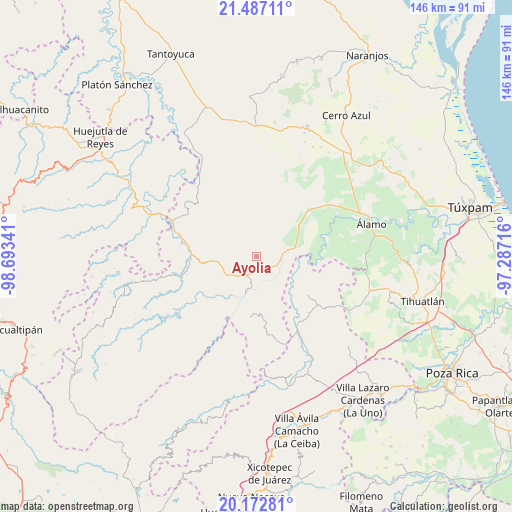 Ayolia on map