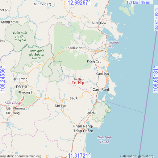 Tô Hạp on map