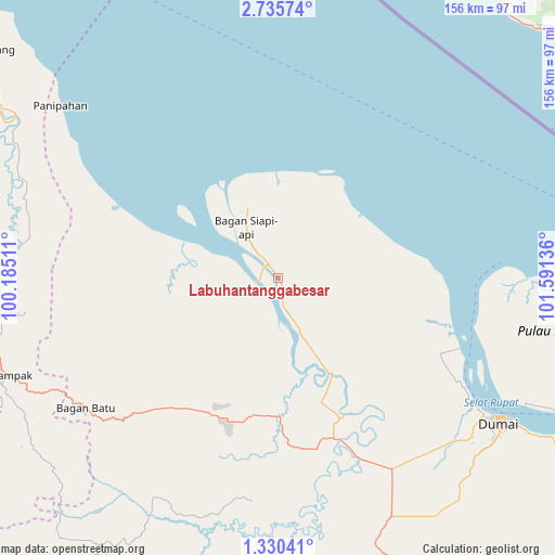 Labuhantanggabesar on map