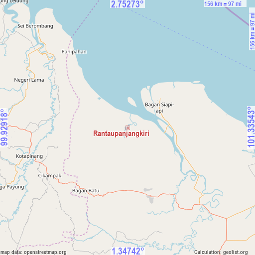 Rantaupanjangkiri on map