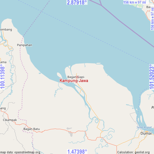Kampung Jawa on map