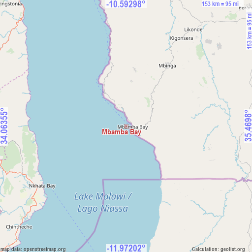Mbamba Bay on map