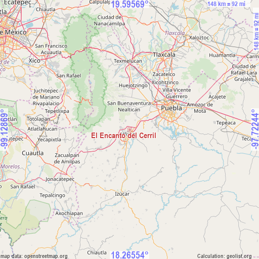 El Encanto del Cerril on map