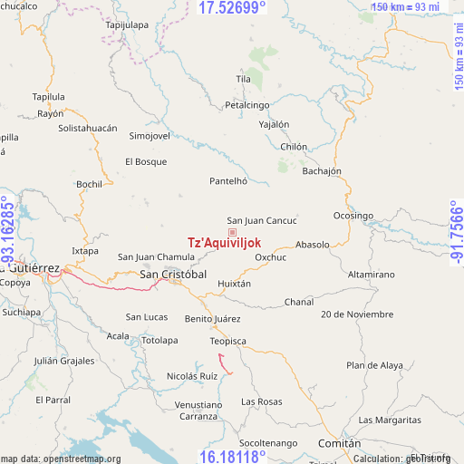 Tz'Aquiviljok on map