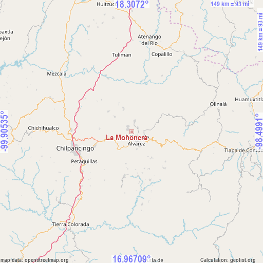 La Mohonera on map