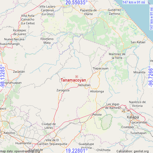Tanamacoyan on map