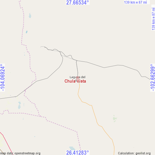 Chula Vista on map