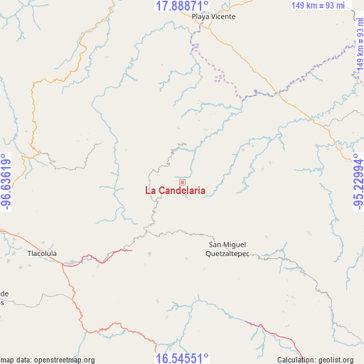 La Candelaria on map