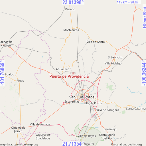 Puerto de Providencia on map