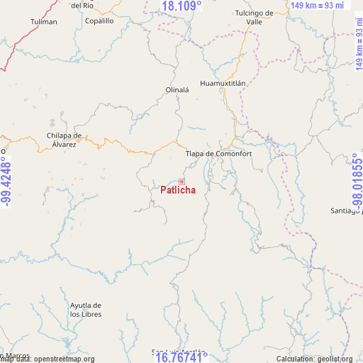 Patlicha on map