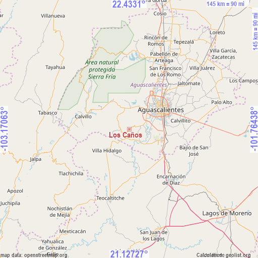 Los Caños on map