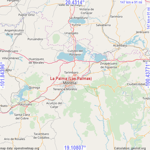 La Palma (Las Palmas) on map