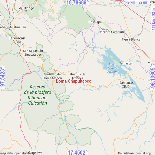 Loma Chapultepec on map