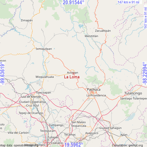 La Loma on map