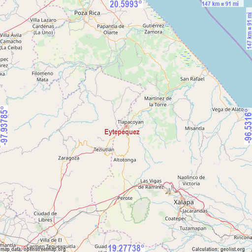 Eytepéquez on map