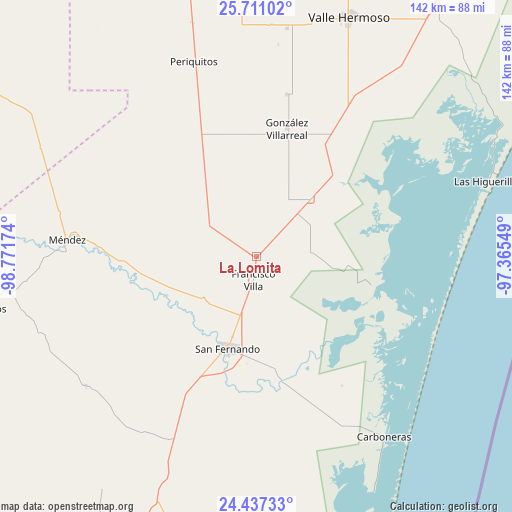 La Lomita on map