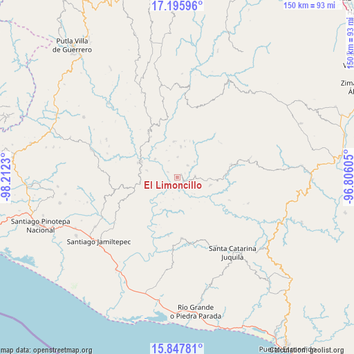 El Limoncillo on map