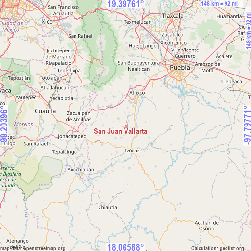 San Juan Vallarta on map