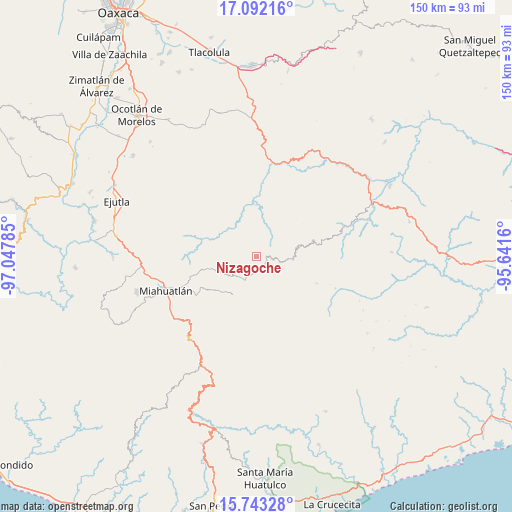 Nizagoche on map