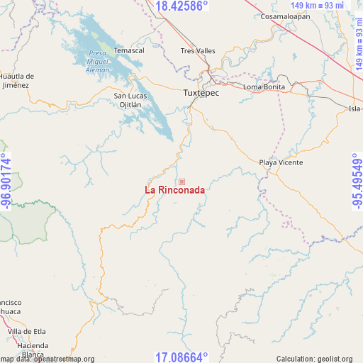 La Rinconada on map