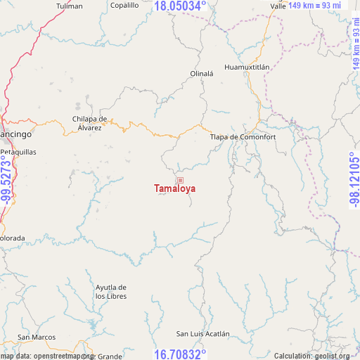 Tamaloya on map