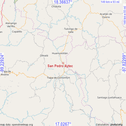 San Pedro Aytec on map