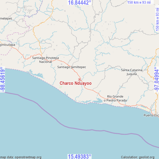 Charco Nduayoo on map