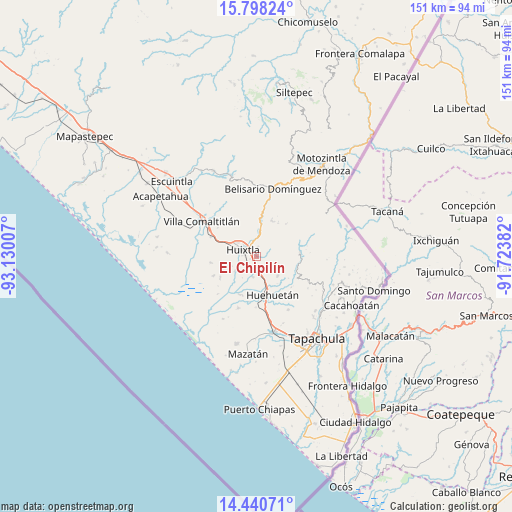 El Chipilín on map