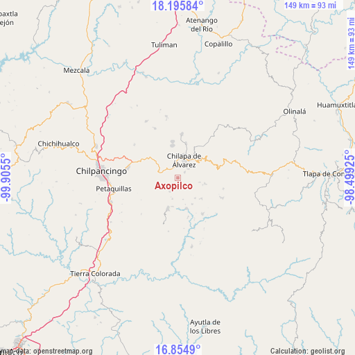 Axopilco on map